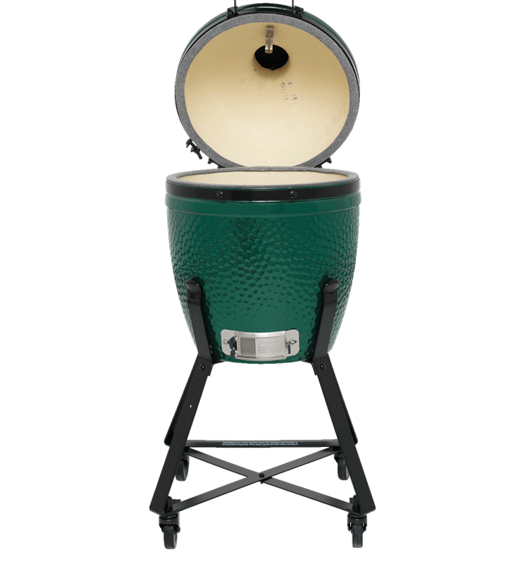 SMALL BIG GREEN EGG СЪС СТОЙКА, МАСИЧКИ + подарък Керамичен конвектор